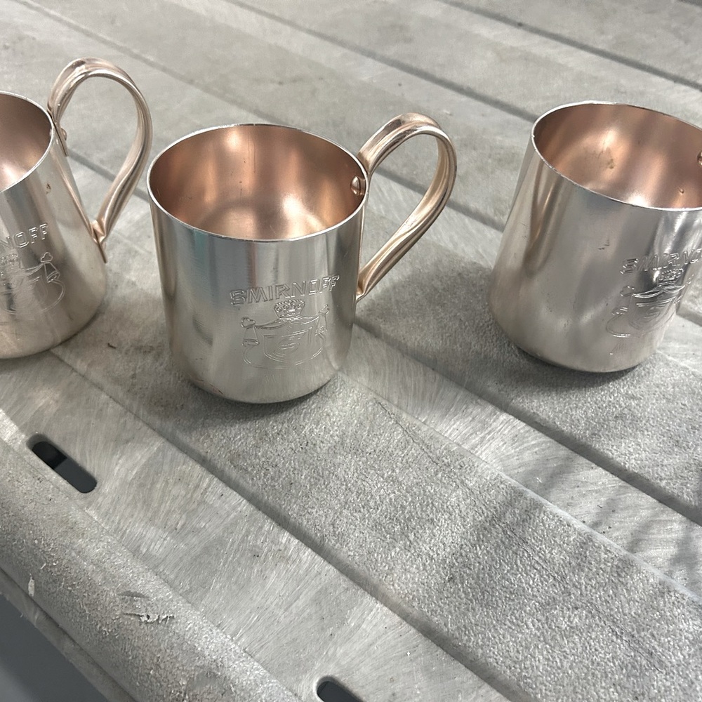 Set of three Smirnoff Moscow Mules